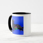 Weihnachtsmann Tasse (Vorderseite Links)