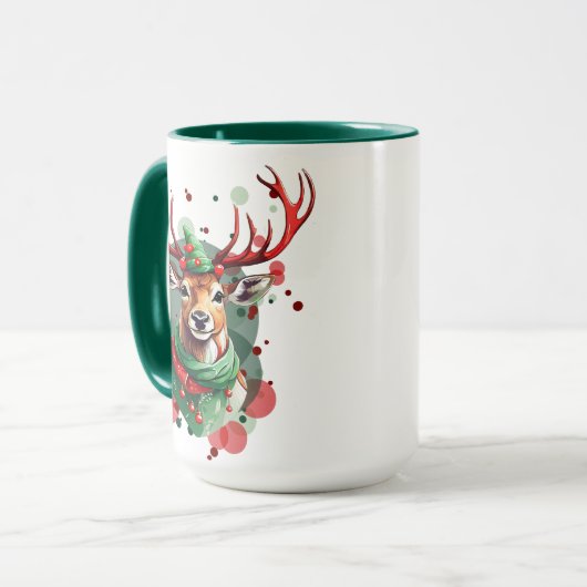 Weihnachtsmann Tasse (Vorderseite Links)