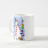 Weihnachtsmann-Tasse Kaffeetasse (Vorderseite Links)