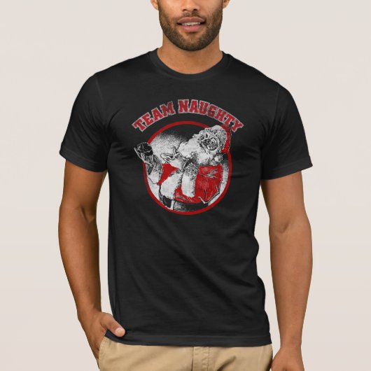 Weihnachtsmann - Team frech T-Shirt (Vorderseite)
