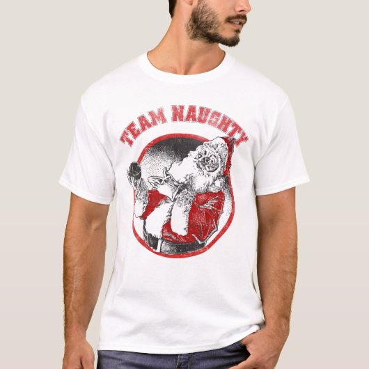 Weihnachtsmann - Team frech T-Shirt (Vorderseite)