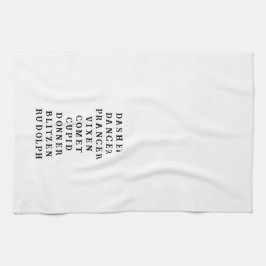 Weihnachtsmann Thema Küche Handtuch