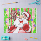 Weihnachtsmann-Tissue Teddy Bear Seidenpapier (Basteln)