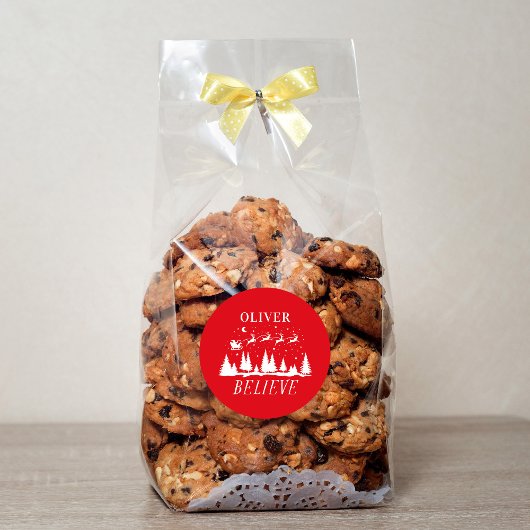 Weihnachtsmann - traditionelle rote Familie Runder Aufkleber