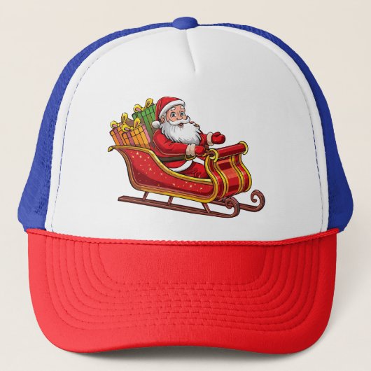 Weihnachtsmann Truckerkappe (Vorderseite)