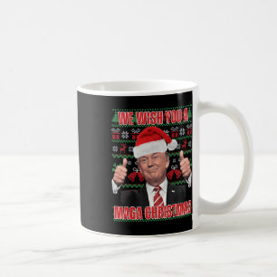 Weihnachtsmann Trump Spaß Funny Trump Weihnachten Kaffeetasse