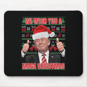Weihnachtsmann Trump Spaß Funny Trump Weihnachten Mousepad
