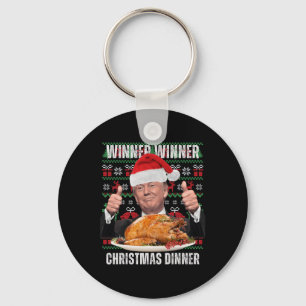 Weihnachtsmann Trump Spaß Funny Trump Xmas 4 Schlüsselanhänger