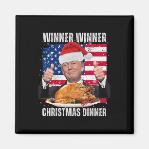 Weihnachtsmann Trump Spaß Funny Trump Xmas Magnet