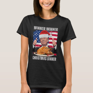 Weihnachtsmann Trump Spaß Funny Trump Xmas T-Shirt