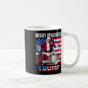 Weihnachtsmann Trump Spaß Funny Trump Xmas Tank Kaffeetasse