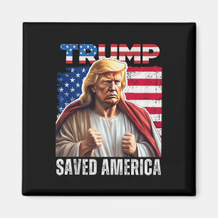 Weihnachtsmann Trump Spaß Funny Trump Xmas Tank Magnet