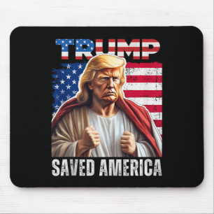 Weihnachtsmann Trump Spaß Funny Trump Xmas Tank Mousepad