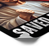 Weihnachtsmann Trump Spaß Funny Trump Xmas Tank Poster (Ecke)