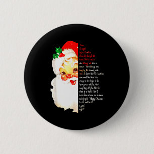 Weihnachtsmann Twas Die Nacht Vor Weihnachten Pass Button