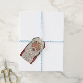 Weihnachtsmann überrascht geschenkanhänger (Mit Garn)
