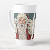 Weihnachtsmann Überrascht Milchtasse (Linke Ecke)