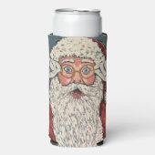 Weihnachtsmann überrascht selters dosenkühler (Seltzer Vorderseite)