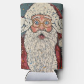 Weihnachtsmann überrascht selters dosenkühler (Rückseite)
