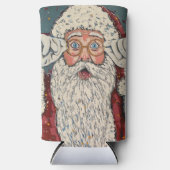 Weihnachtsmann überrascht selters dosenkühler (Vorderseite)