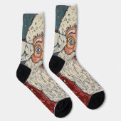 Weihnachtsmann überrascht socken (Rechts)