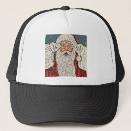 Weihnachtsmann Überrascht Truckerkappe