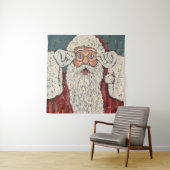 Weihnachtsmann überrascht wandteppich (Beispiel)