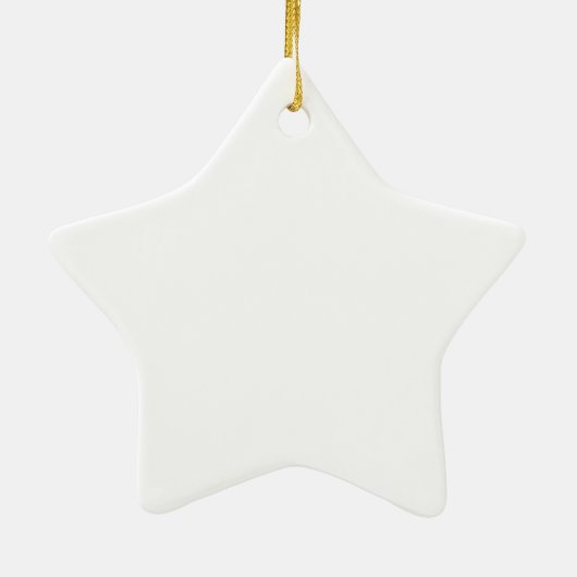 Weihnachtsmann und der Stoßroller Keramik Ornament (Hinten)