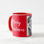 Weihnachtsmann und Eichhörnchen Tasse (Vorderseite Links)