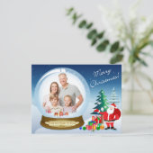 Weihnachtsmann- und feiertagskarte (Stehend Vorderseite)