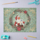 Weihnachtsmann und Feuertraum Seidenpapier (Basteln)