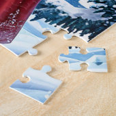 Weihnachtsmann und Frau Claus Puzzle (Seite)