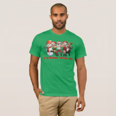 Weihnachtsmann und Freunde T-Shirt (Vorne ganz)