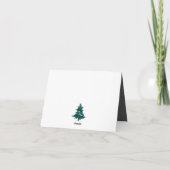 Weihnachtsmann und Freunde Weihnachtskarte Feiertagskarte (Rückseite)