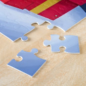 Weihnachtsmann und Geschenke Puzzle (Seite)
