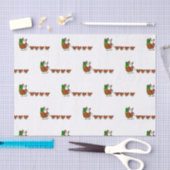 Weihnachtsmann und Huhn-Seidenpapier Seidenpapier (Handwerk)