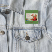 Weihnachtsmann und Junge Vintag Nostalgie Weihnach Button (Beispiel)