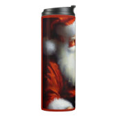 Weihnachtsmann und Katze 3 Thermosbecher (Nach links gedreht)