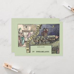 Weihnachtsmann und Kinder Karte