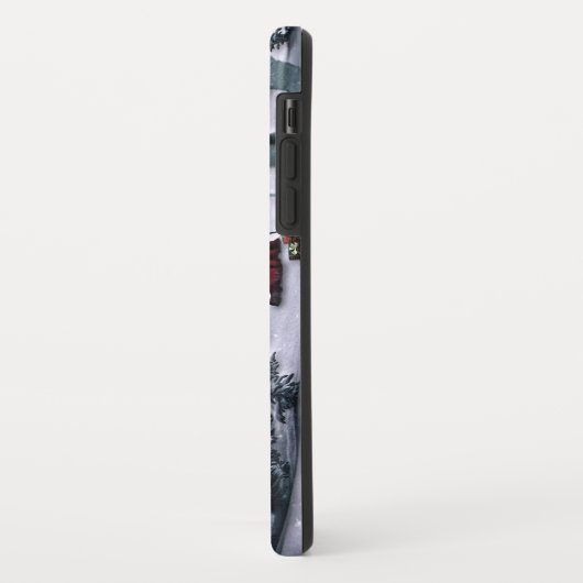 Weihnachtsmann und Polar-Bär Case-Mate iPhone Hülle (Hinten/Links)