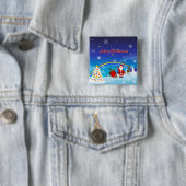 Weihnachtsmann und Reindeer Button (Beispiel)