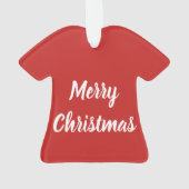 Weihnachtsmann und Rentier Ornament (Rückseite)