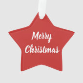 Weihnachtsmann und Rentier Ornament (Rückseite)