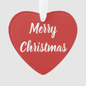 Weihnachtsmann und Rentier Ornament (Rückseite)