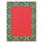 Weihnachtsmann und Rentier Tischdecke (Vorderseite)