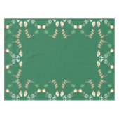 Weihnachtsmann und Rentier Tischdecke (Vorderseite (Horizontal))
