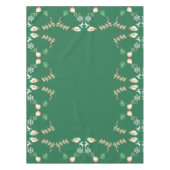 Weihnachtsmann und Rentier Tischdecke (Vorderseite)