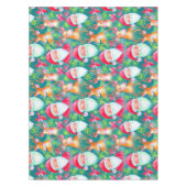 Weihnachtsmann und Rentiere Tischdecke (Vorderseite)