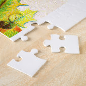 Weihnachtsmann und Robins Frohe Weihnachten Puzzle (Seite)