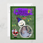 Weihnachtsmann und Schneemann bringen Weihnachten  (Vorne/Hinten)